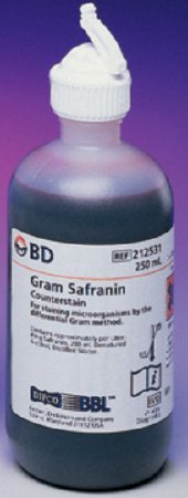 BD BBL - Gram Safranin Stain 250 mL - B12531