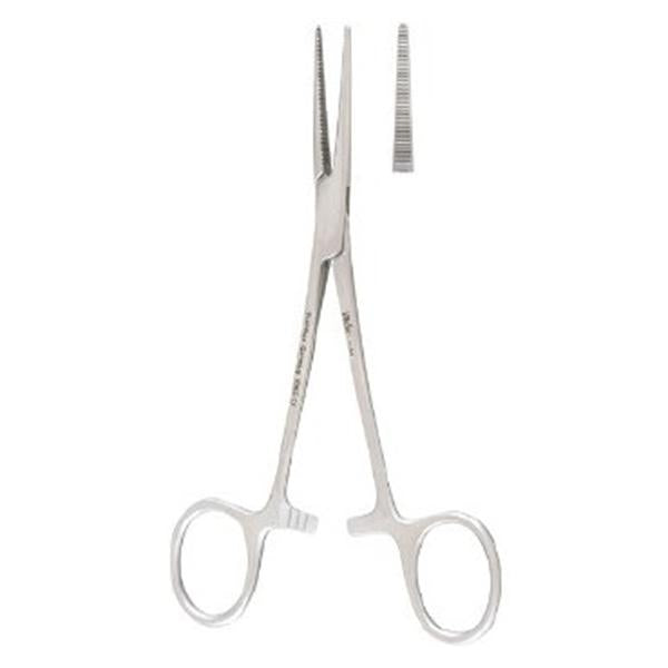 Miltex-Integra Forcep Hemostatic Lahey 5-1/2" Serrated Straight Stainless Steel Ea - 22098