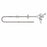 MIC - Transgastric-Jejunal Feeding Tube 22 Fr. 45 cm Tube Silicone Sterile - 0250-22