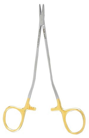 Integra Lifesciences - Needle Holder 6 Inch Serrated Jaws Finger Ring Handle - 8-62TC