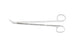 Miltex - Vascular Scissors Potts-Smith 7 Inch Length OR Grade German Stainless Steel NonSterile Finger Ring Handle 45° Angled Sharp Tip / Sharp Tip - 5-249B