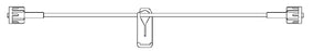 B. Braun - Extension Set 31 Inch Tubing 0.7 mL Priming Volume Micro Bore, 0.04 Inch - V5450