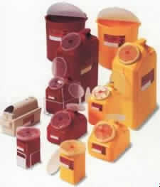Sharps Compliance Pro-Tec Sharps Container 1-Piece 2 Gallon Red Snap On Lid - 62000-024