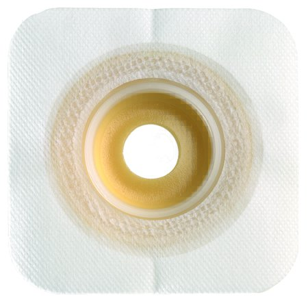 Convatec Sur-Fit Natura Colostomy Barrier Mold to Fit, Extended Wear Durahesive, White Tape 2-1/4 Inch Flange Universal Hydrocolloid 1-1/4 to 1-3/4 Inch Stoma 4-1/2 X 4-1/2 Inch - 404594