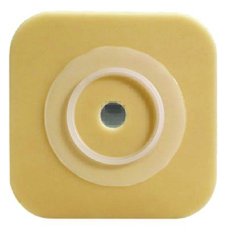 Sur-Fit Natura - Ostomy Barrier Trim to Fit, Extended Wear DurahesiveTape 70 mm Flange System Hydrocolloid 1-7/8 to 2-1/2 Inch Opening 5 X 5 Inch - 413168
