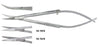 Miltex - Corneal Scissors Castroviejo 3-3/4 Inch Length OR Grade German Stainless Steel NonSterile Thumb Handle with Spring Curved Blade Sharp Tip / Sharp Tip - 18-1576