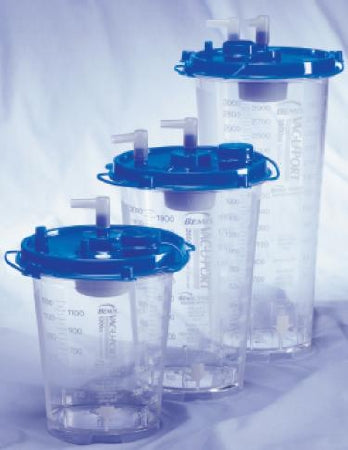 Bemis Healthcare Vac-U-Port Suction Canister 1200 mL Sealing Lid - 1202DSP 050