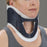 EMT - Rigid Cervical Collar Preformed Pediatric One Size Fits Most One-Piece / Trachea Opening Adjustable Height - A111900
