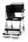Graham-Field Versamode Commode Chair Drop Arm Aluminum Frame Padded Back 19-1/2 Inch Height - 6810A