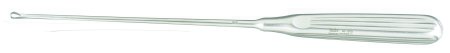 Miltex - Uterine Curette Sims 11 Inch Length Hollow Handle with Grooves Size 3 Tip Sharp Loop Tip - 30-1205-3