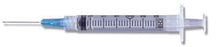 Becton Dickinson PrecisionGlide Syringe with Hypodermic Needle 3 mL 21 Gauge 1-1/2 Inch Detachable Needle Without Safety - 309577