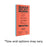 The Seaburg Co Splint Sam Flatfold Junior Limb Black/Orange 4.25X18" 24/Ca - SP502-OB-EN