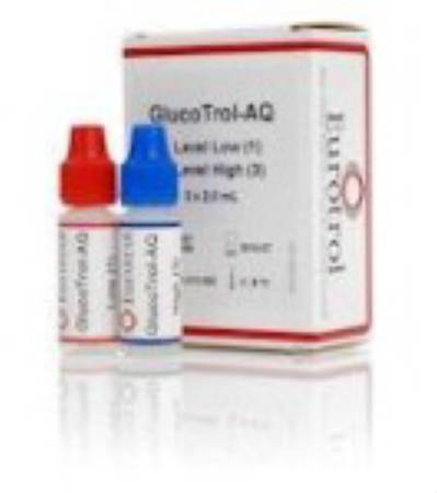GlucoTrol-AQ - Diabetes Management Test Control Blood Glucose Test Low Level / High Level 2 mL - 180.013.002