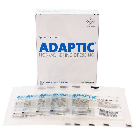 3M Adaptic - Oil Emulsion Impregnated Dressing 3 X 3 Inch Knitted Cellulose Acetate Petrolatum Emulsion Sterile - 2012