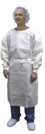 Precept Medical Products Precept Protective Procedure Gown 2X-Large Unisex NonSterile White - 51112