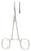 Integra Lifesciences - Mosquito Forceps Jacobson-Micro 5 Inch Length Surgical Grade Stainless Steel NonSterile Ratchet Lock Finger Ring Handle Straight Extremely Delicate Serrated Tips - 17-2600