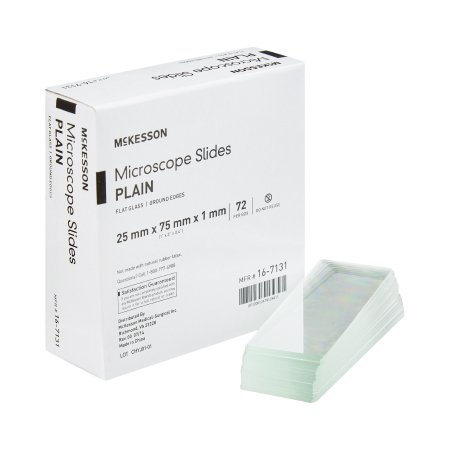 McKesson - Microscope Slide 1 X 3 Inch X 1 mm Plain - 16-7131