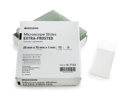 McKesson McKesson Microscope Slide 1 X 3 Inch X 1 mm Extra-Frosted - 16-7133