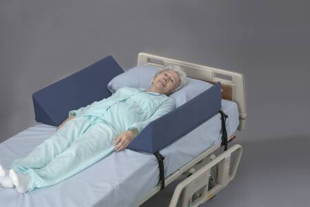 Posey Soft Rails Bed Rail Wedge 8 W X 33 D X 8 H Inch Foam Strap Fastening With Buckle - 5716