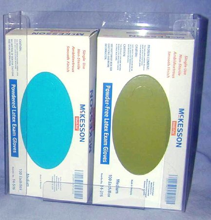 McKesson McKesson Glove Box Holder Horizontal or Vertical Mount 2-Box Clear 4 X 10 X 10-3/4 Inch Plastic - 16-6532