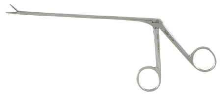 Miltex - Grasping Forceps Noyes 6-1/2 Inch Length OR Grade German Stainless Steel NonSterile NonLocking Finger Ring Handle Angled Serrated Tip - 20-142