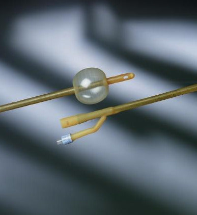 Bard Lubricath Foley Catheter 2-Way Round Tip 30 cc Balloon 24 Fr. Hydrophilic Polymer Coated Latex - 2550H24