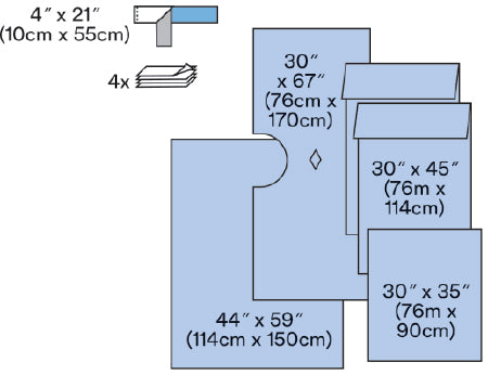 3M Steri-Drape Urology Drape Pack - 9003
