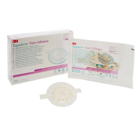 3M Tegaderm High Performance - Foam Dressing 4 X 4-1/2 Inch Oval Adhesive with Border Sterile - 90611