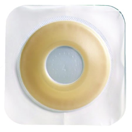 Convatec Sur-Fit Natura Colostomy Barrier Pre-Cut, Extended Wear Durahesive, White Tape 1-3/4 Inch Flange Hydrocolloid 1 Inch Stoma 4-1/2 X 4-1/2 Inch - 413181