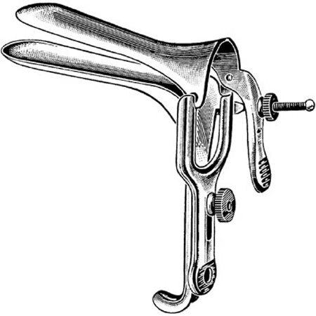 Sklar - Vaginal Speculum Graves NonSterile OR Grade Stainless Steel X-Long Double Blade Duckbill Reusable Without Light Source Capability - 90-3803