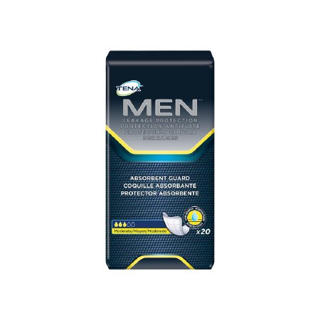 SCA Personal Care TENA Men Bladder Control Pad Moderate Absorbency Dry-Fast Core One Size Fits Most Male Disposable - 50600