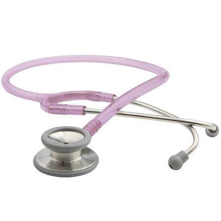 Adscope 603 - Classic Stethoscope Pink 1-Tube 22 Inch Tube Double-Sided Chestpiece - 603FL