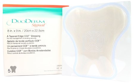 Convatec DuoDERM Signal Hydrocolloid Dressing 8 X 9 Inch Sacral Sterile - 410501