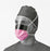Medline - Surgical Mask with Eye Shield Anti-fog Foam Pleated Tie Closure One Size Fits Most Purple NonSterile ASTM Level 2 Adult - NON27410