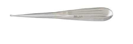 Miltex Miltex Mastoid Curette Spratt-Bruns 6-1/2 Inch Length Single-ended Hollow Handle with Grooves Size 00000 Tip Oval Cup Tip - 19-700