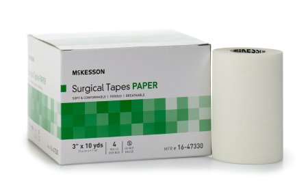 McKesson McKesson Medical Tape Paper 3 Inch X 10 Yard White NonSterile - 16-47330