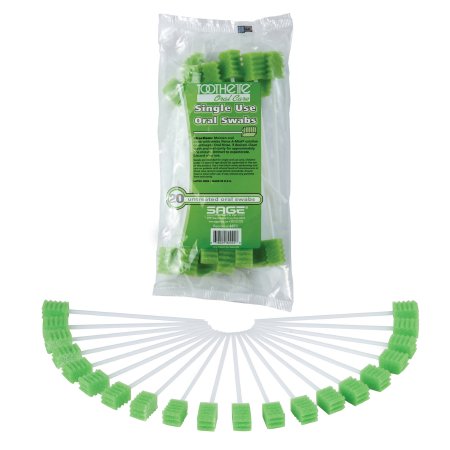 Toothette Plus - Oral Swabstick Foam Tip Untreated - 6071