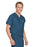 Landau Uniforms Scrub Shirt Large Black 2 Pockets Short Sleeves Unisex - 7502BKP