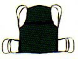 Joerns Healthcare Hoyer Seat Sling 4 Point Without Head Support Chainless Large 350 lbs. Weight Capacity - 50021