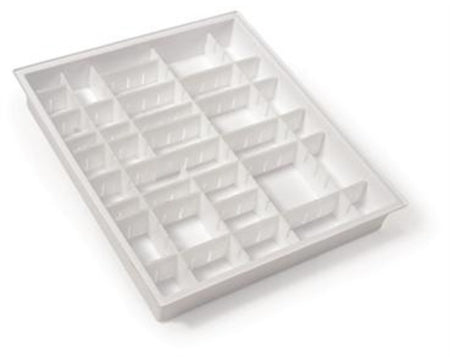 Harloff Drawer Divider Tray Pack 1 Medical Cart Tray - 68630-P1