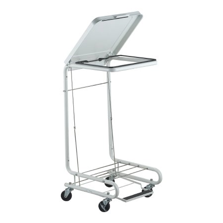McKesson - Hamper Stand General Purpose Square Opening 45 lb. Capacity Foot Pedal Tilt-Top Lid - 81-11410
