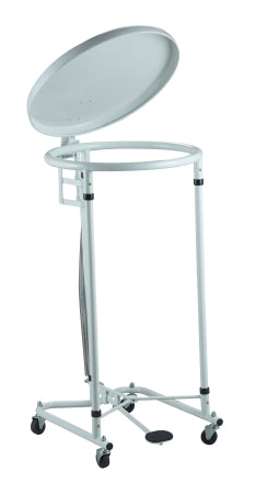 McKesson - Hamper Stand General Purpose Round Opening Foot Pedal Tilt-Top Lid - 81-33334