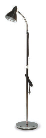 Hausmann Industries Gooseneck Exam Light Floor Standing 60 Watt Chrome - 2182