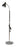 Hausmann Industries Gooseneck Exam Light Floor Standing 60 Watt Chrome - 2182