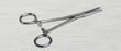 Medline - Hemostatic Forceps Kelly 5-1/2 Inch Length Floor Grade Stainless Steel Sterile Ratchet Lock Finger Ring Handle Straight Serrated Tips - DYNJ04048