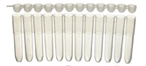 Test Tube Cap 8-Well Closure Strips
