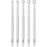 Sklar - Dermal Curette Set 5-1/2 Inch Length Round Handle Assorted Tip Sizes Straight Blunt Round Loop Tip - 96-1199