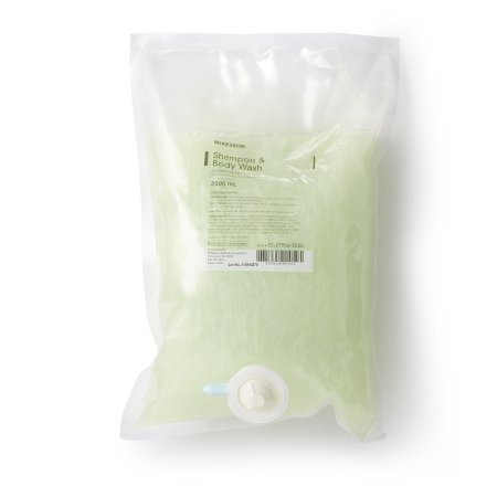McKesson - Shampoo and Body Wash 2,000 mL Dispenser Refill Bag Cucumber Melon Scent - 53-27906-2000