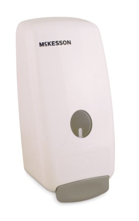 McKesson McKesson Soap Dispenser White Plastic Push Bar 1000 mL Wall Mount - 53-1000
