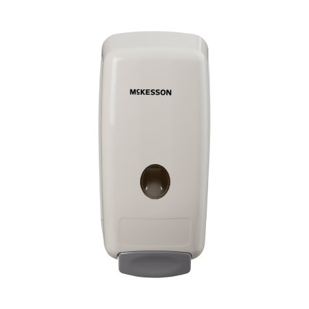 McKesson - Soap Dispenser White Plastic Manual Push 1000 mL Wall Mount - 53-1000